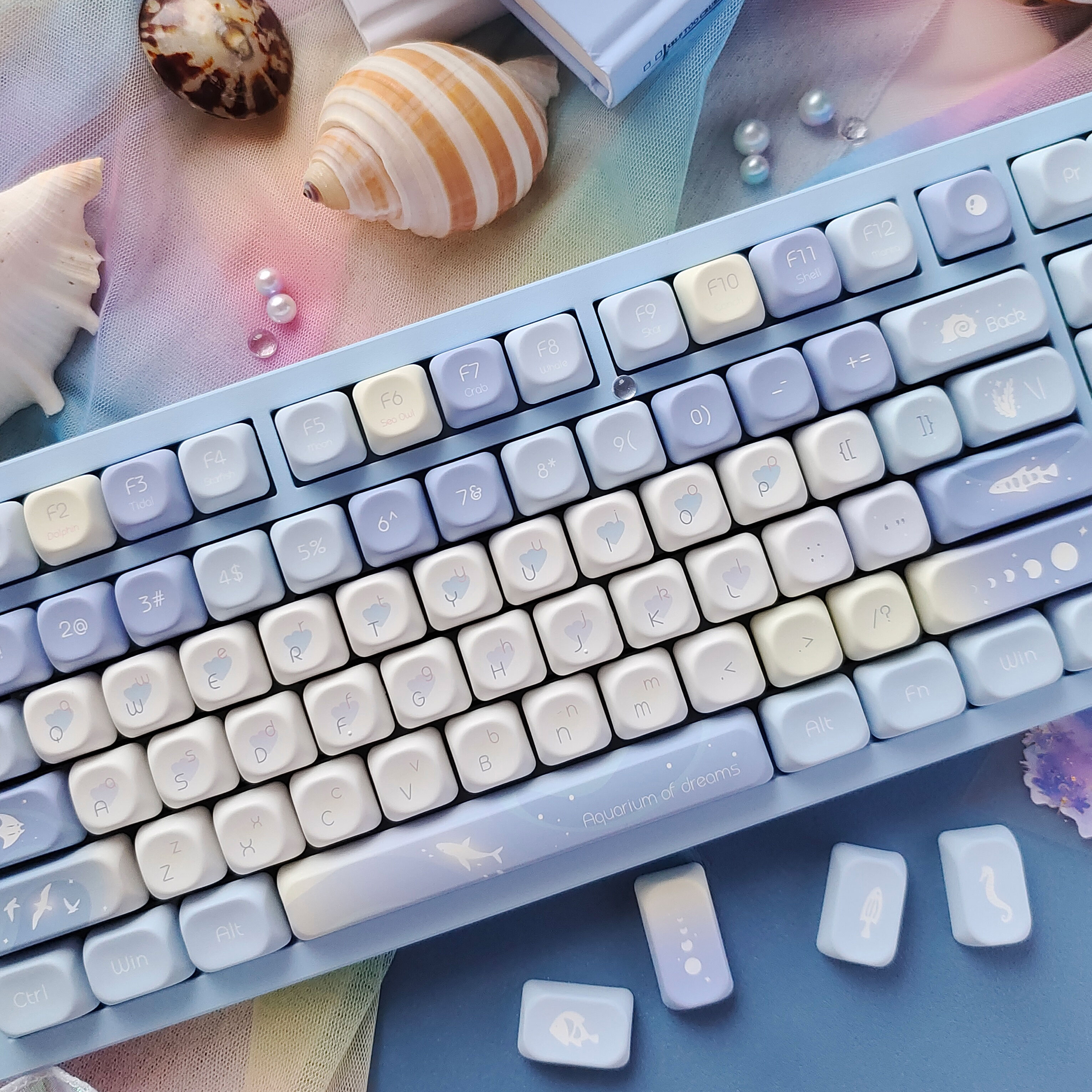 Five Sided Dye Sublimation Key - Gaming Keyboard Blue Switches avaliação e preço