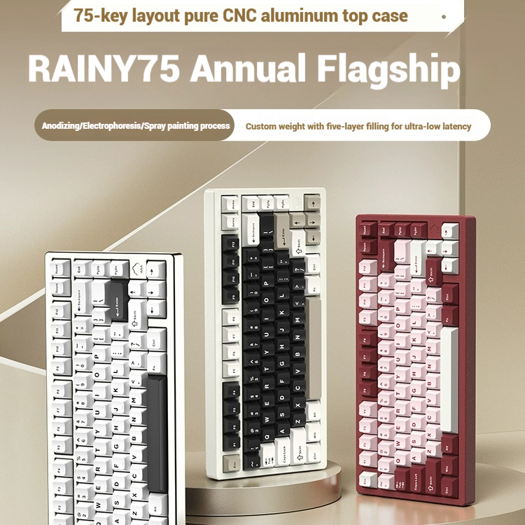 Wireless Bluetooth RAINY75 Cus - Gaming Keyboard Wireless avaliação e preço