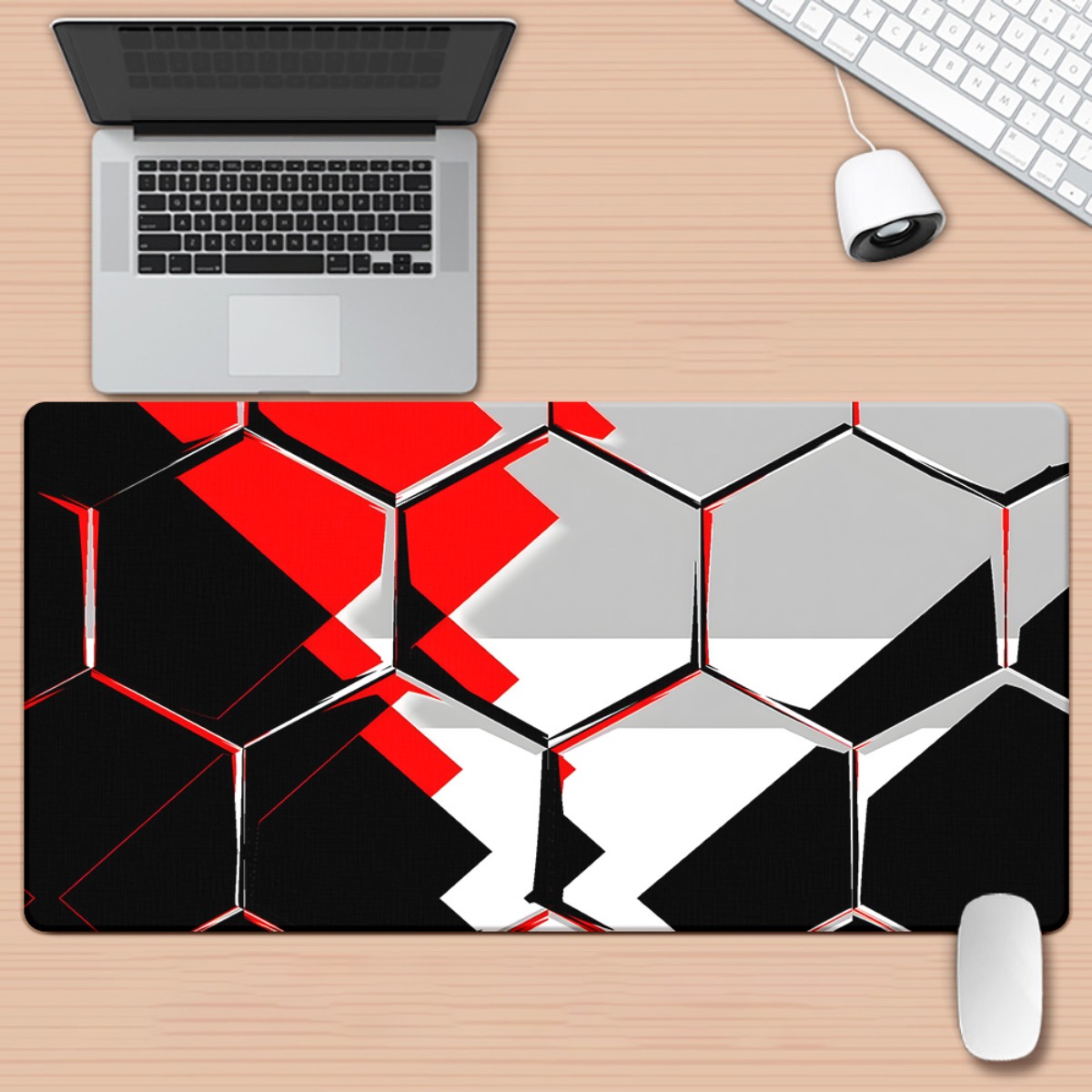 Brand Hexagon Iron Art Mousepa - Gaming Keyboard Brand avaliação e preço