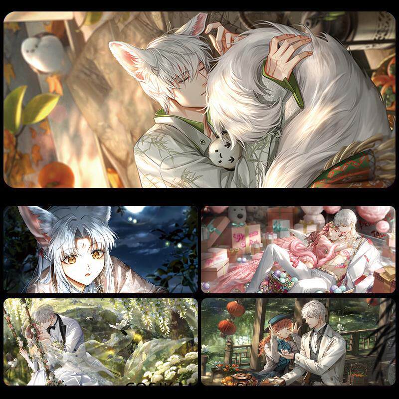 Anime Light and Night Sariel G - Gaming Keyboard And Mouse Pad avaliação e preço