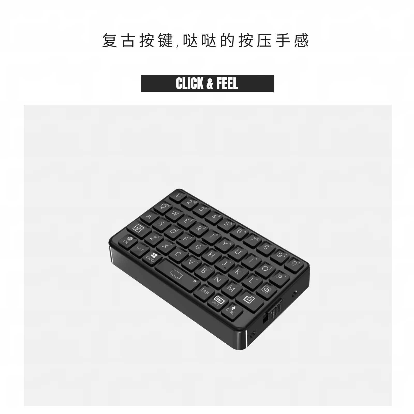 EXknight Retro Mini Keyboard B - Gaming Keyboard Mobile avaliação e preço