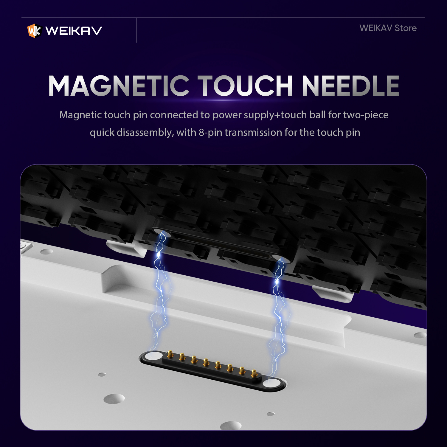 WEIKAV NUT65 Wireless Gaming A - Gaming Keyboard Mechanical Wireless avaliação e preço