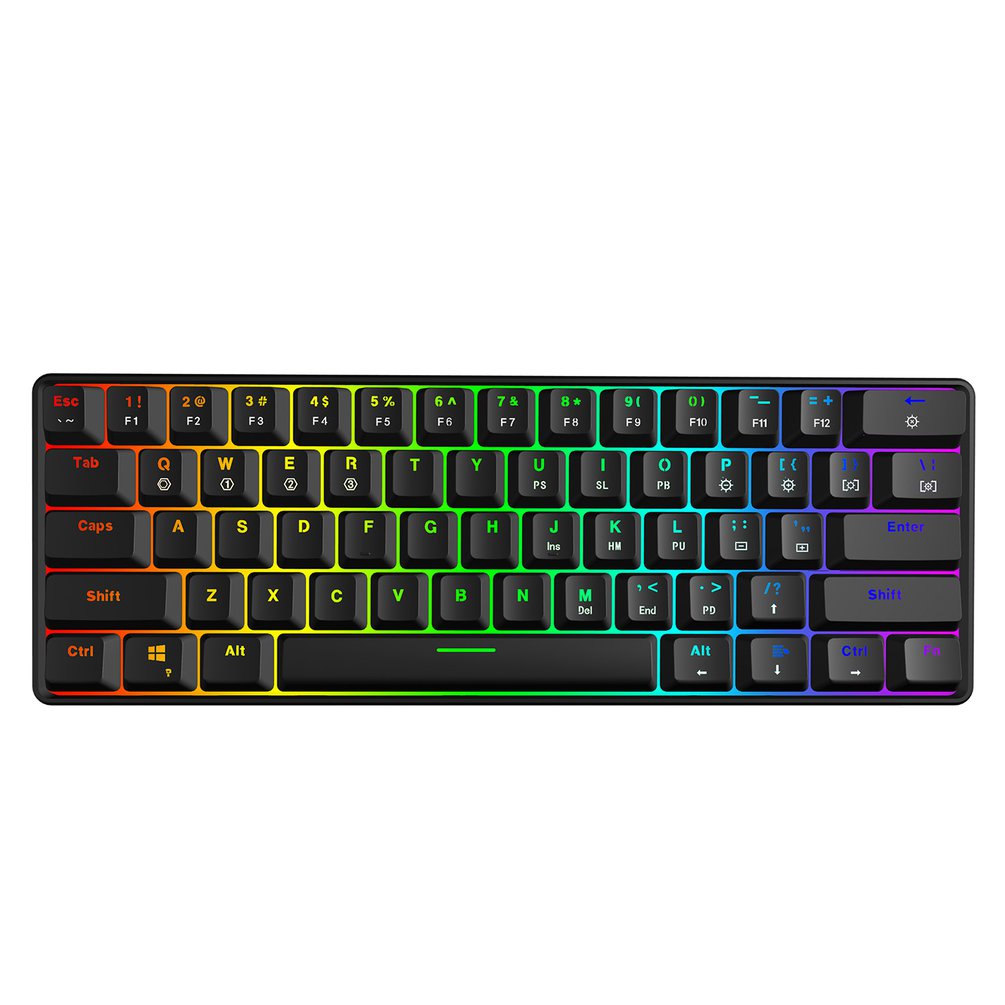 SKYLOONG GK61 Mini Portable 60 - Gaming Keyboard Mechanical Wireless avaliação e preço