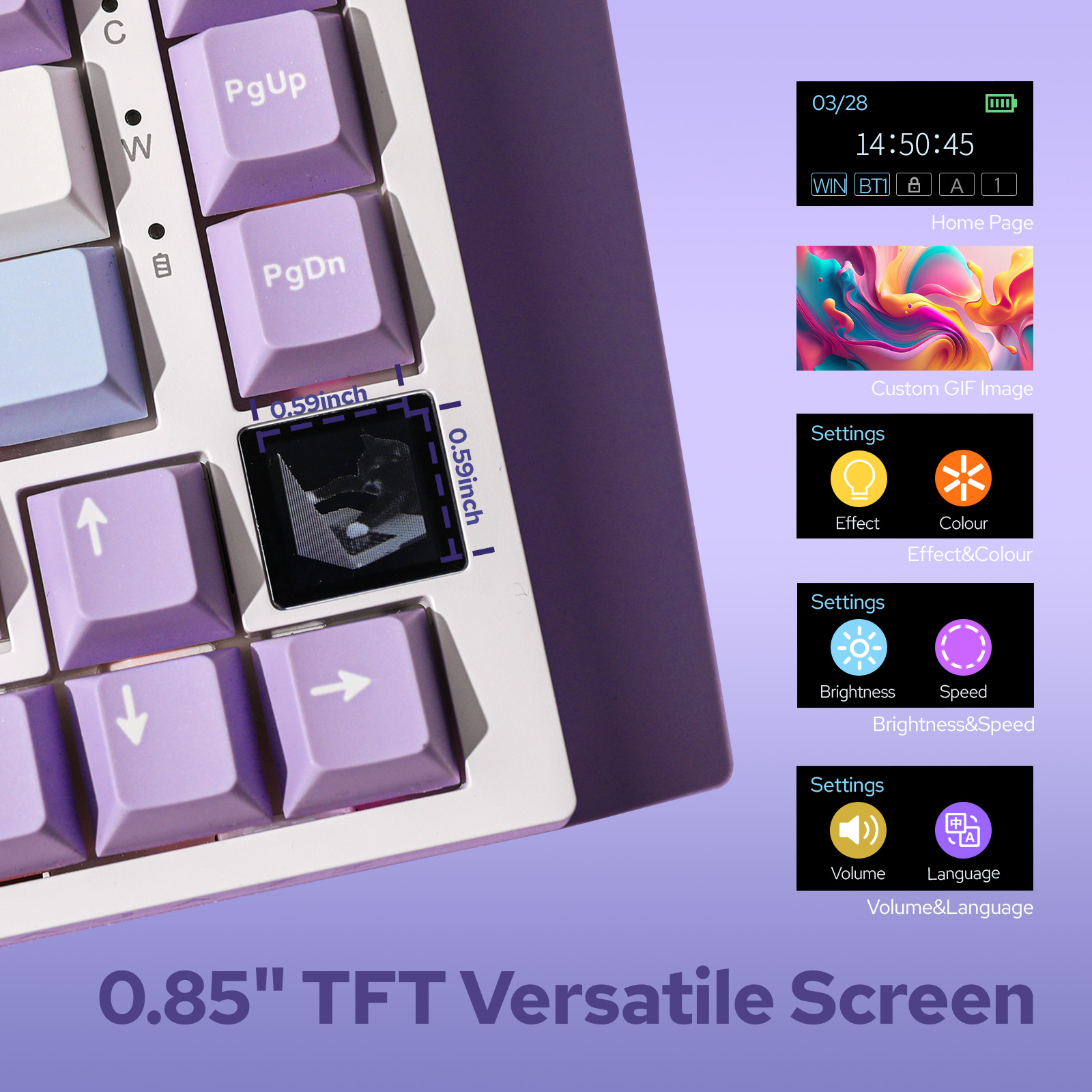 Ajazz AK820 Pro 75% Gasket-mou - Gaming Keyboard Mechanical Wireless avaliação e preço