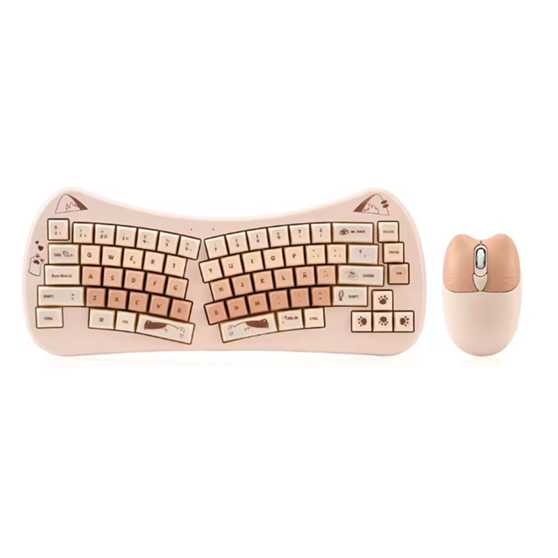 68 Key Cat Ear Mechanical Keyb - Gaming Keyboard Wireless avaliação e preço