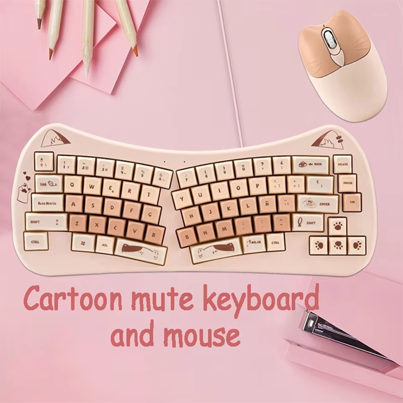 68 Key Cat Ear Mechanical Keyb - Gaming Keyboard Wireless avaliação e preço