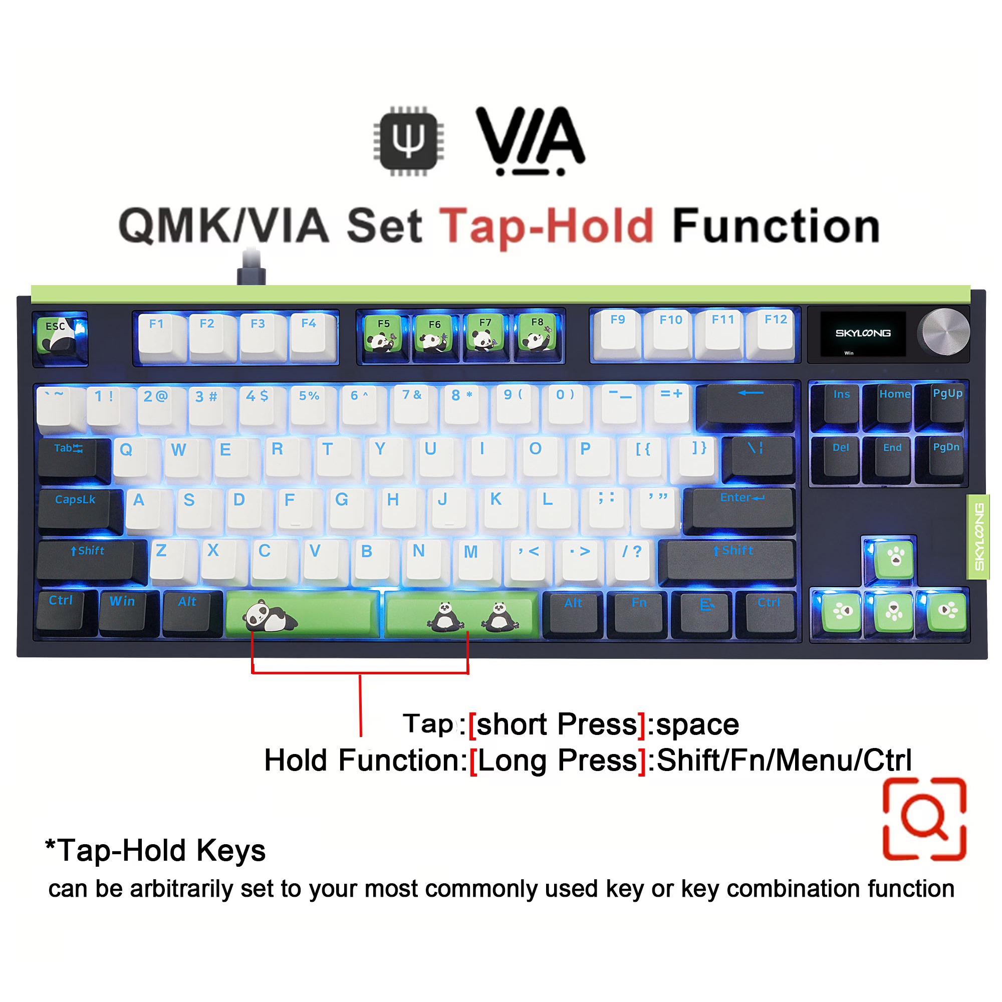SKYLOONG QMK/VIA Mechanical Ke - Gaming Keyboard Bundle avaliação e preço