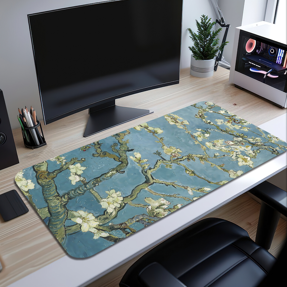 Art Van Gogh The Starry Night  - Gaming Keyboard Best avaliação e preço