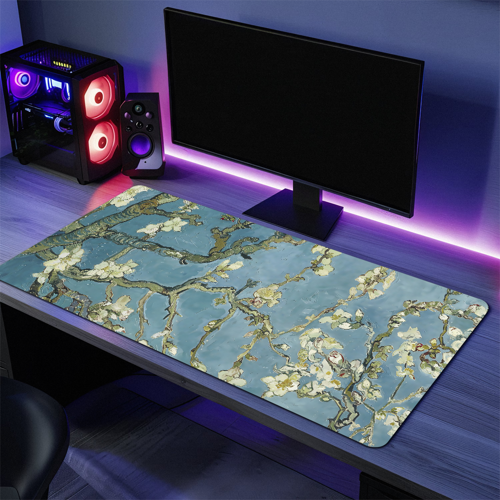 Art Van Gogh The Starry Night  - Gaming Keyboard Best avaliação e preço