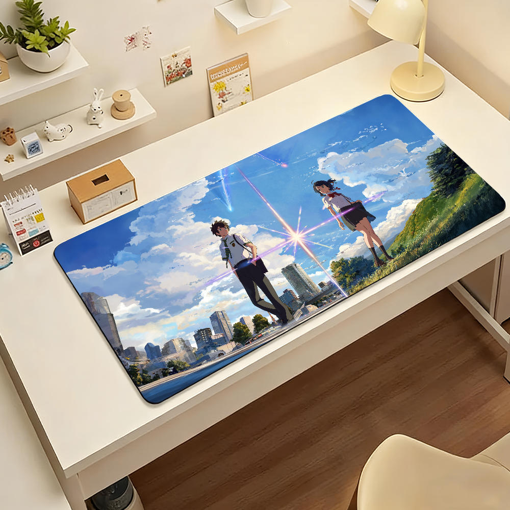 Anime Y-Your N-Name Mouse Pad  - Gaming Keyboard Name avaliação e preço