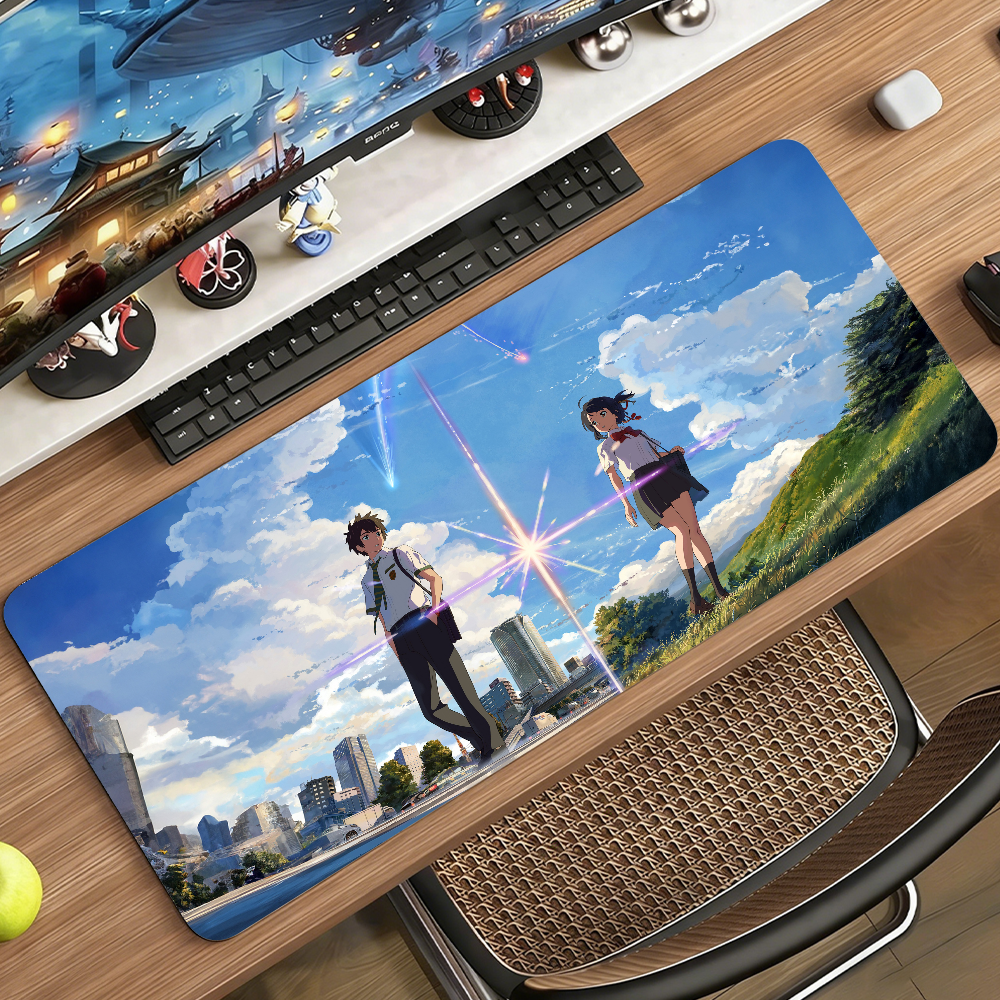 Anime Y-Your N-Name Mouse Pad  - Gaming Keyboard Name avaliação e preço