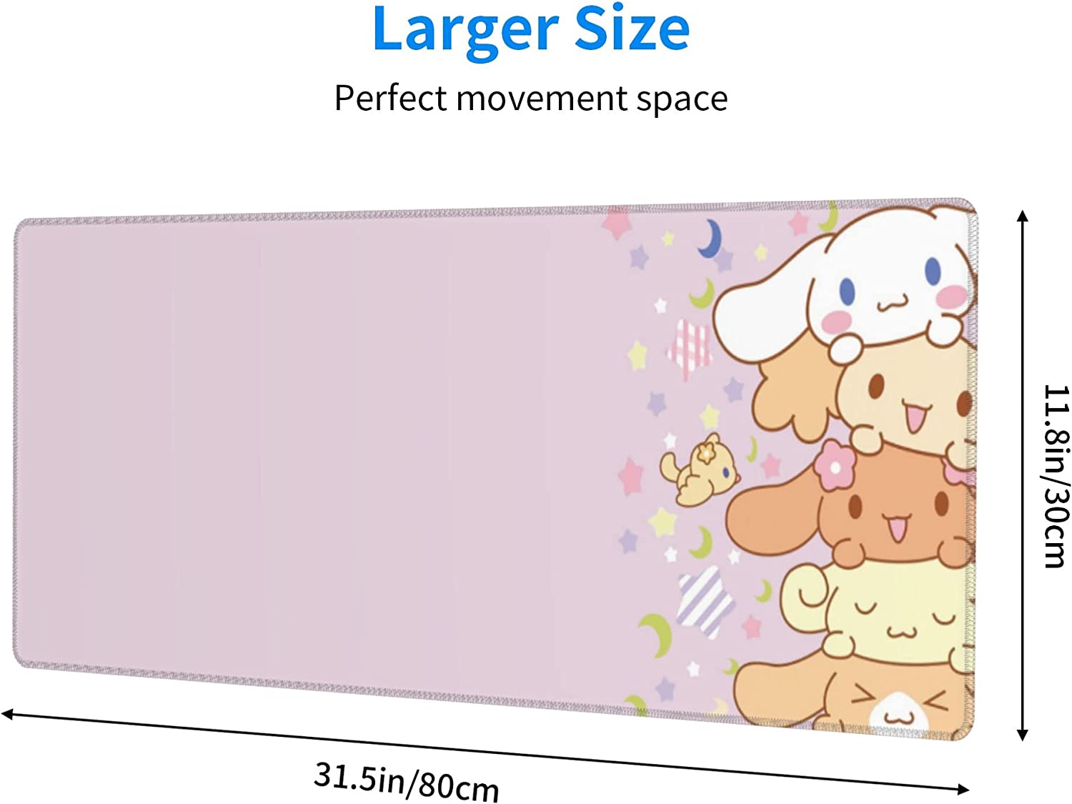 Kawaii Cute Dog Mouse Pads Nov - Gaming Keyboard And Mouse Pad avaliação e preço