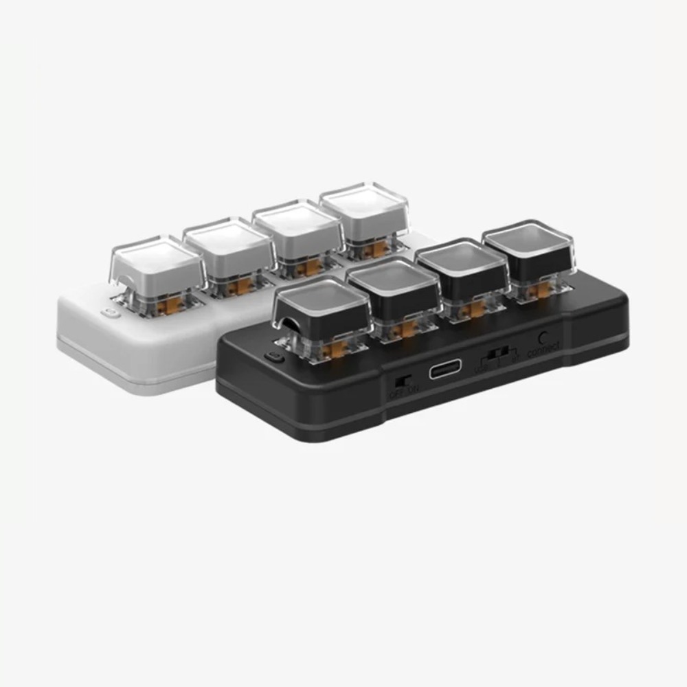 MK424Pro 4-Key Wireles Mini Ke - Gaming Keyboard Mini Mechanical avaliação e preço
