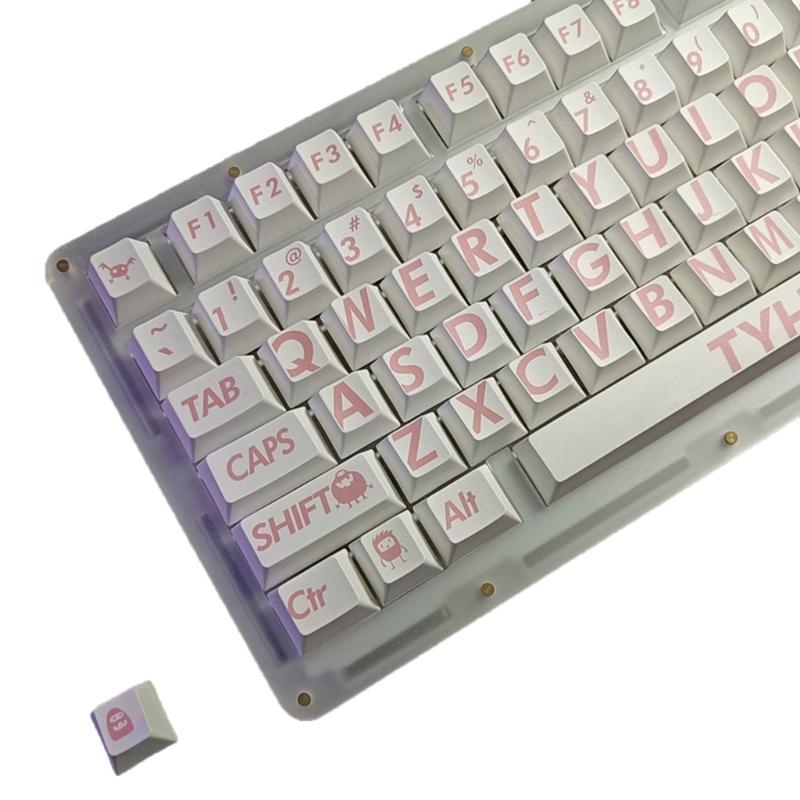 132Keys Big Letter PBT Keycap  - Gaming Keyboard Best avaliação e preço