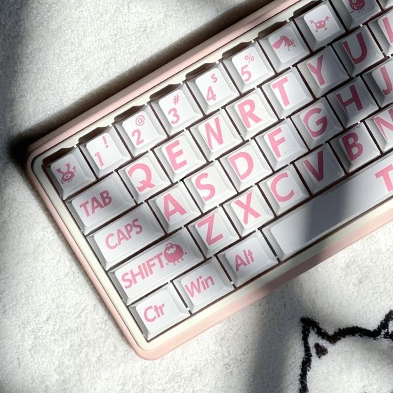 132Keys Big Letter PBT Keycap  - Gaming Keyboard Best avaliação e preço