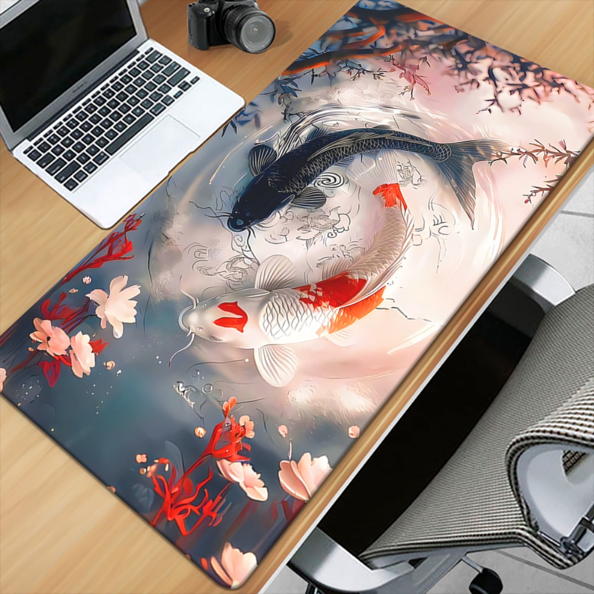 Brand Koi Fish HD Printed Desk - Gaming Keyboard Brand avaliação e preço