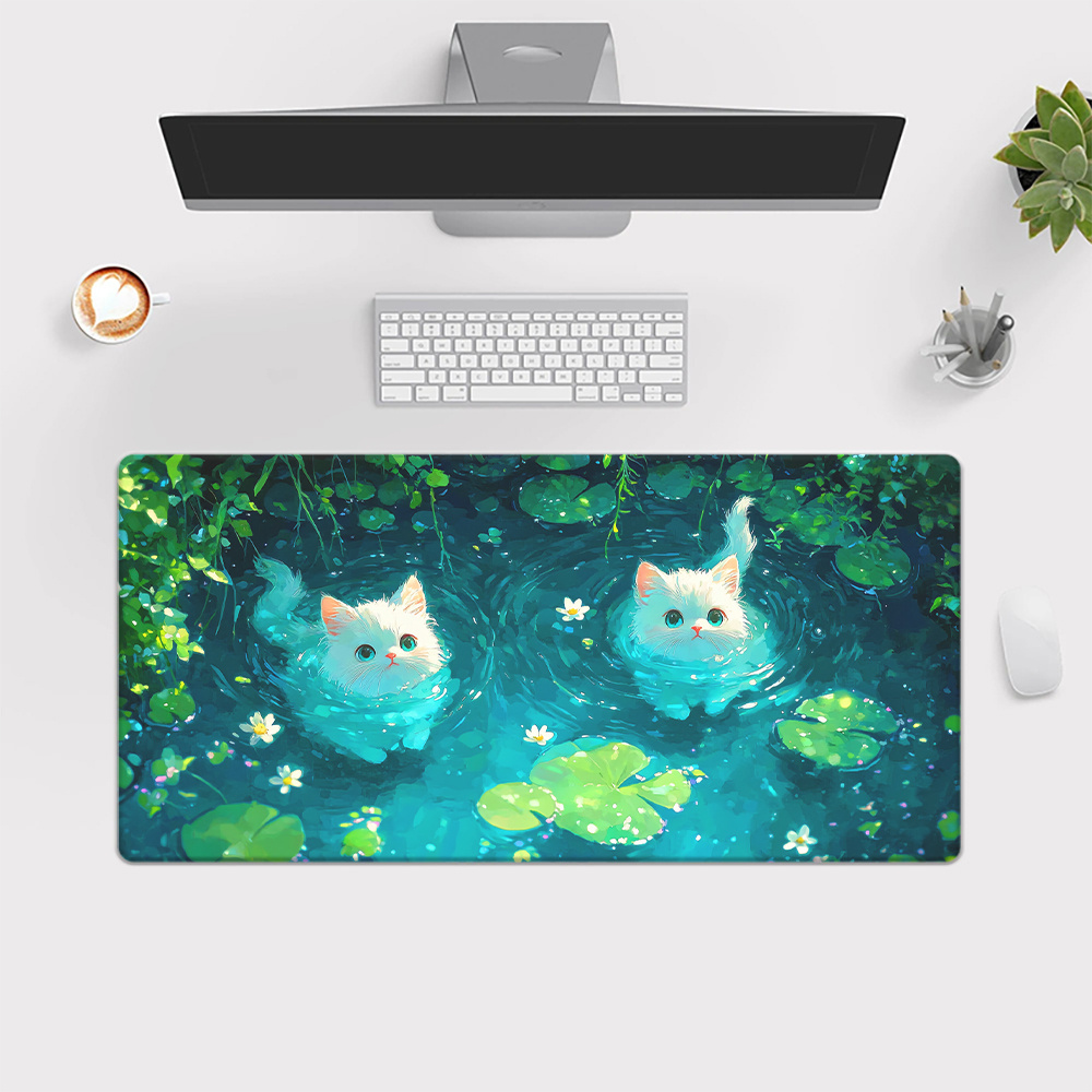 Brand Cute Cat Pond XXL Mousep - Gaming Keyboard Brand avaliação e preço