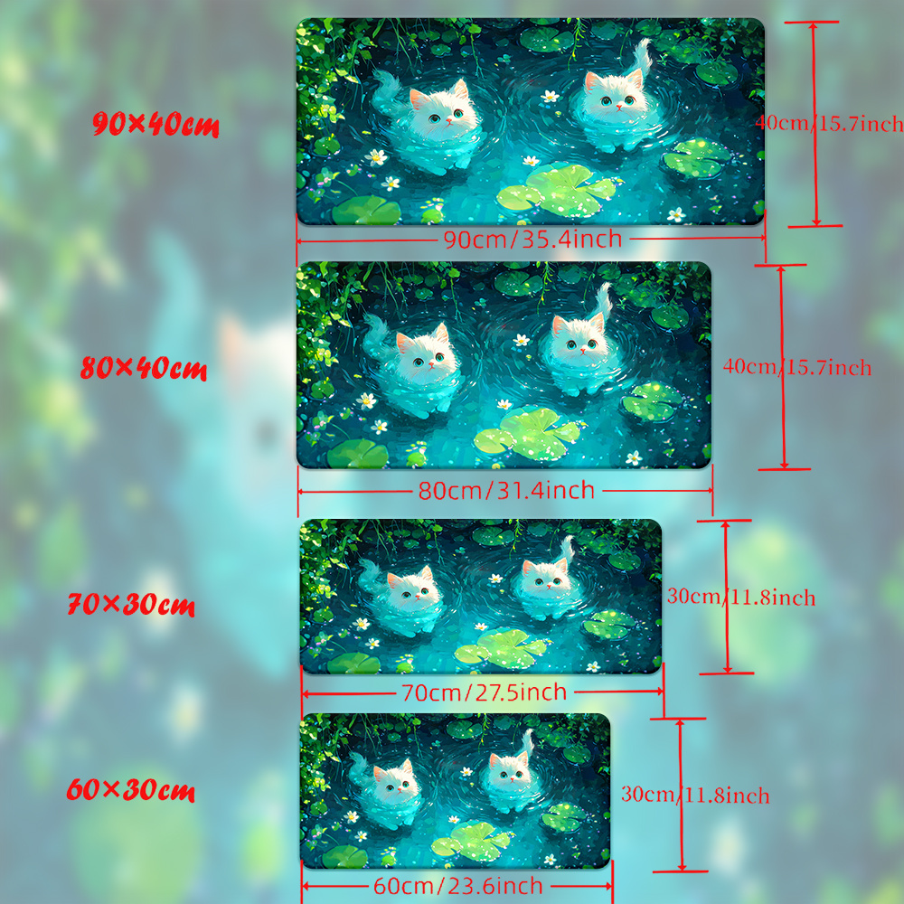 Brand Cute Cat Pond XXL Mousep - Gaming Keyboard Brand avaliação e preço