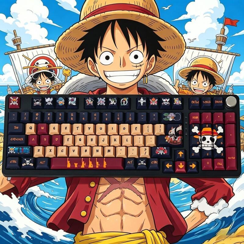 BANDAI One Piece Monkey D. Luf - Gaming Keyboard Mechanical avaliação e preço