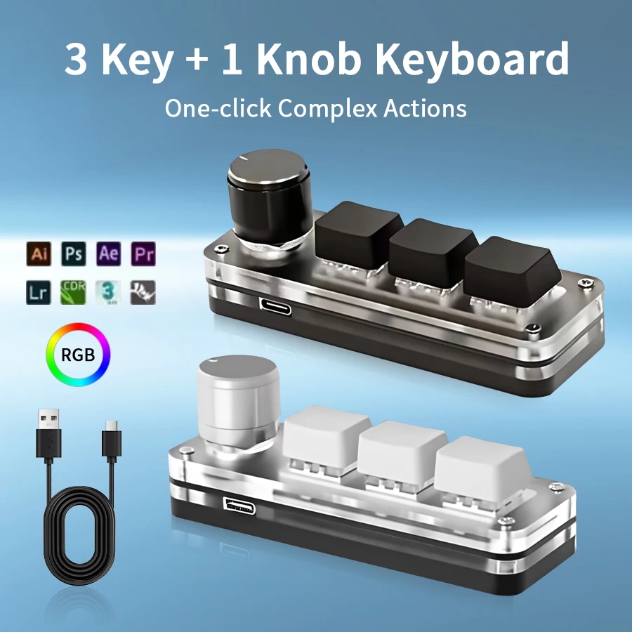Mini Macro Mechanical Keyboard - Gaming Keyboard Mini Mechanical avaliação e preço