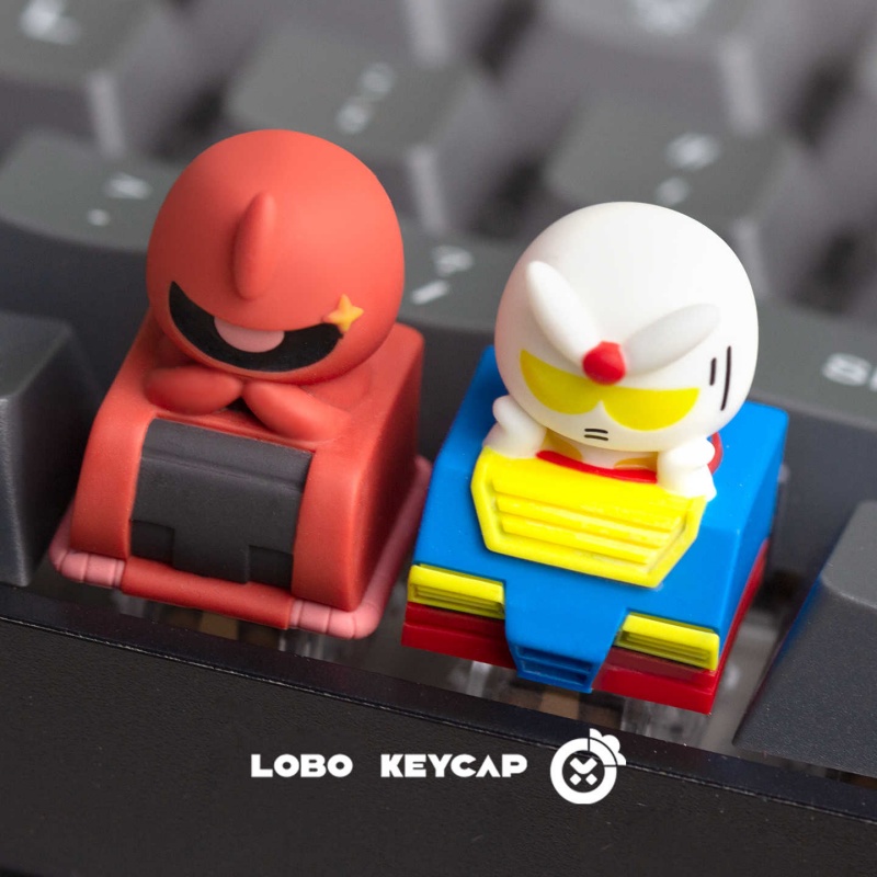 LOBO Chibi Gundam Zaku Artisan - Gaming Keyboard Mechanical avaliação e preço