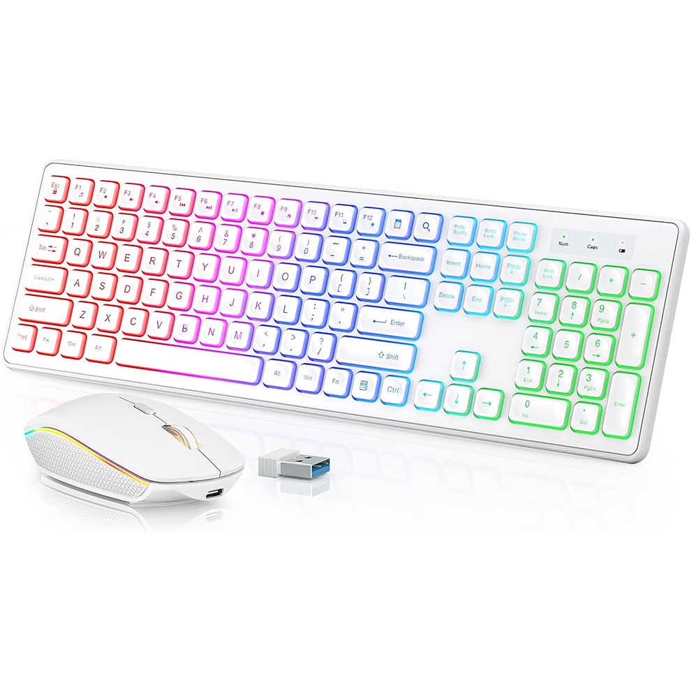 Backlit Wireless Keyboard and  - Gaming Keyboard Wireless avaliação e preço